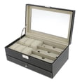 thumbnail image 1 of Caja Organizadora de Capas para Anteojos Zulema Vitrina de almacenamiento de joyas 33 x 20 x 13 cm, 1 of 8
