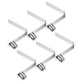 thumbnail image 1 of Unique Bargains 12x9.5mm Kayak Paddle Snaps, Hollow Button Single Pin Lock Tube Spring Clips for Tent Pole, 6 Pack, 1 of 6