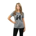thumbnail image 2 of Thread Tank Poodle Dog Silhouette Women's Relaxed Crewneck T-Shirt Tee Heather Grey Medium, 2 of 4