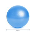 thumbnail image 2 of Pelota de ejercicio pequeña: mini pelota de pilates para yoga, barra, fisioterapia, estiramiento y entrenamiento de estabilidad central, azul, 2 of 5