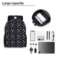 thumbnail image 6 of Cauagu Play Hockey Print Backpacks,Travel Daypack Casual Laptop Backpack Bookbag Fits 15 Inch Computer for Men Women, 6 of 8