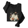 thumbnail image 6 of Oversized Sweatshirt for Women Halloween Ghost Graphic Long Sleeve Crew Neck Drop Shoulder Pullover Tops Casual Lightweight Fall Outfits, 6 of 6
