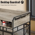 thumbnail image 4 of Dog Crate Furniture for Large-Dogs, Wooden Dog Cage Table with Drawers, Heavy Duty Dog Kennel Pet Crate Indoor Use, 4 of 7