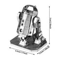 thumbnail image 3 of Ensemble DIY Casse-Tête en Métal Inoxydable 3D Modèle Stéréo Adulte Robot Sauvage Kit de Modèle en Métal 3D, 3 of 6