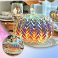 thumbnail image 5 of Mercury Glass Pumpkin LightsTimer Pumpkins Decorations Decorative for Halloween Pumpkin Decorations Fall and Thanksgiving Decor (PK2401S), 5 of 7