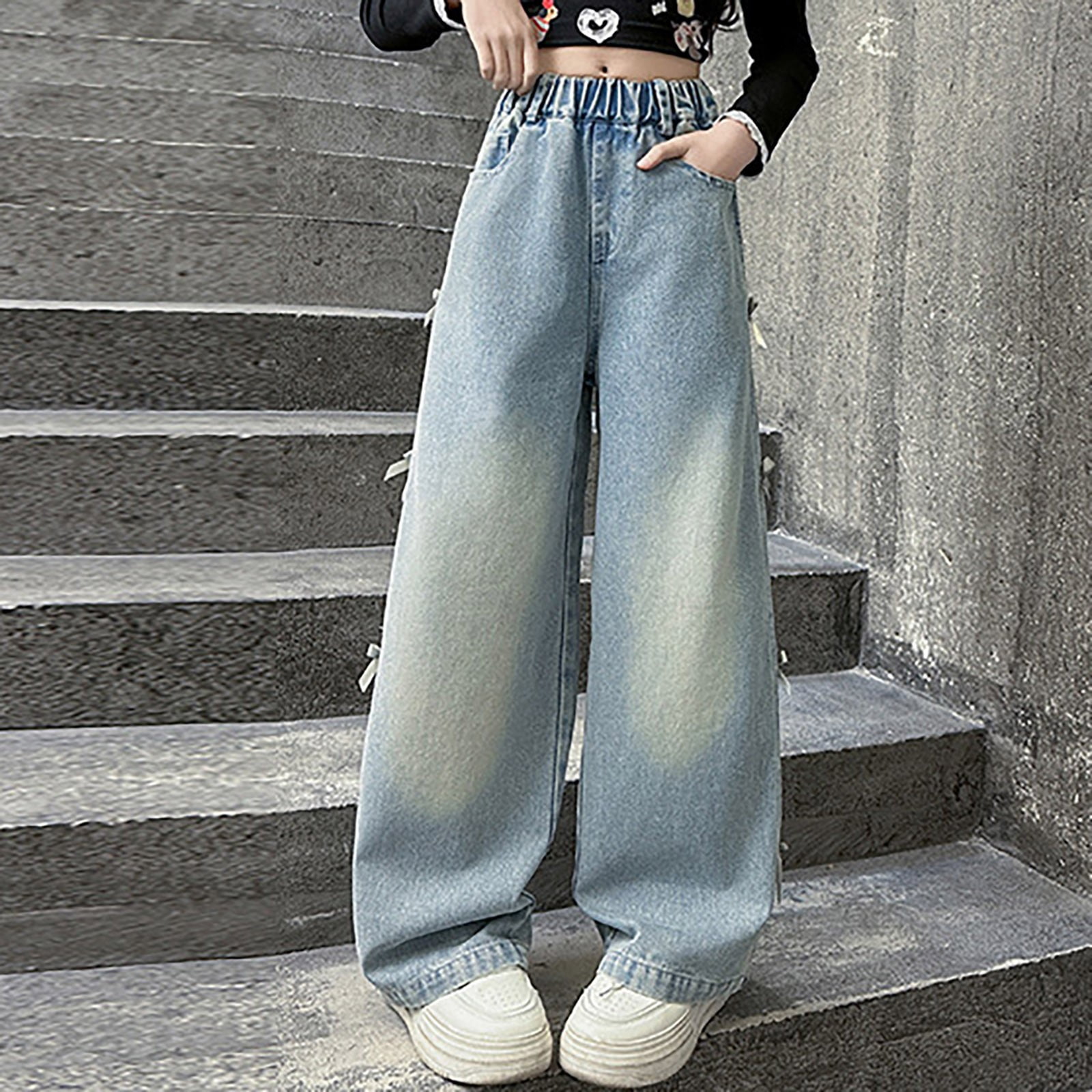 ザッツライフ WIDE DENIM PANTS TF-25030 中古品】 THAT'S LIFE ザッツライフ WIDE DENIM PANTS TF-25030