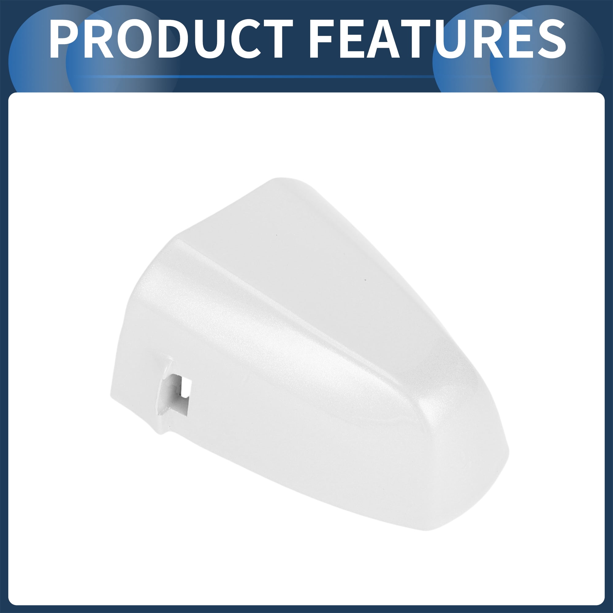 Unique Bargains Durable ABS Car Door Handle Cover White for BMW X1 X2 X5 F15 X6 F16