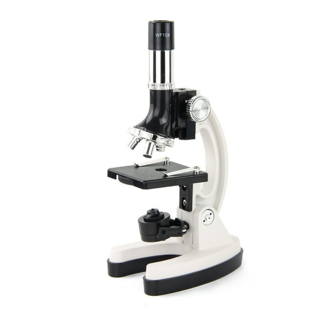 Wweixi 28 pcs/set Adjustable Biological Microscope 1200X Microscopes Kit School Magnifying Glass Science Education Supplies