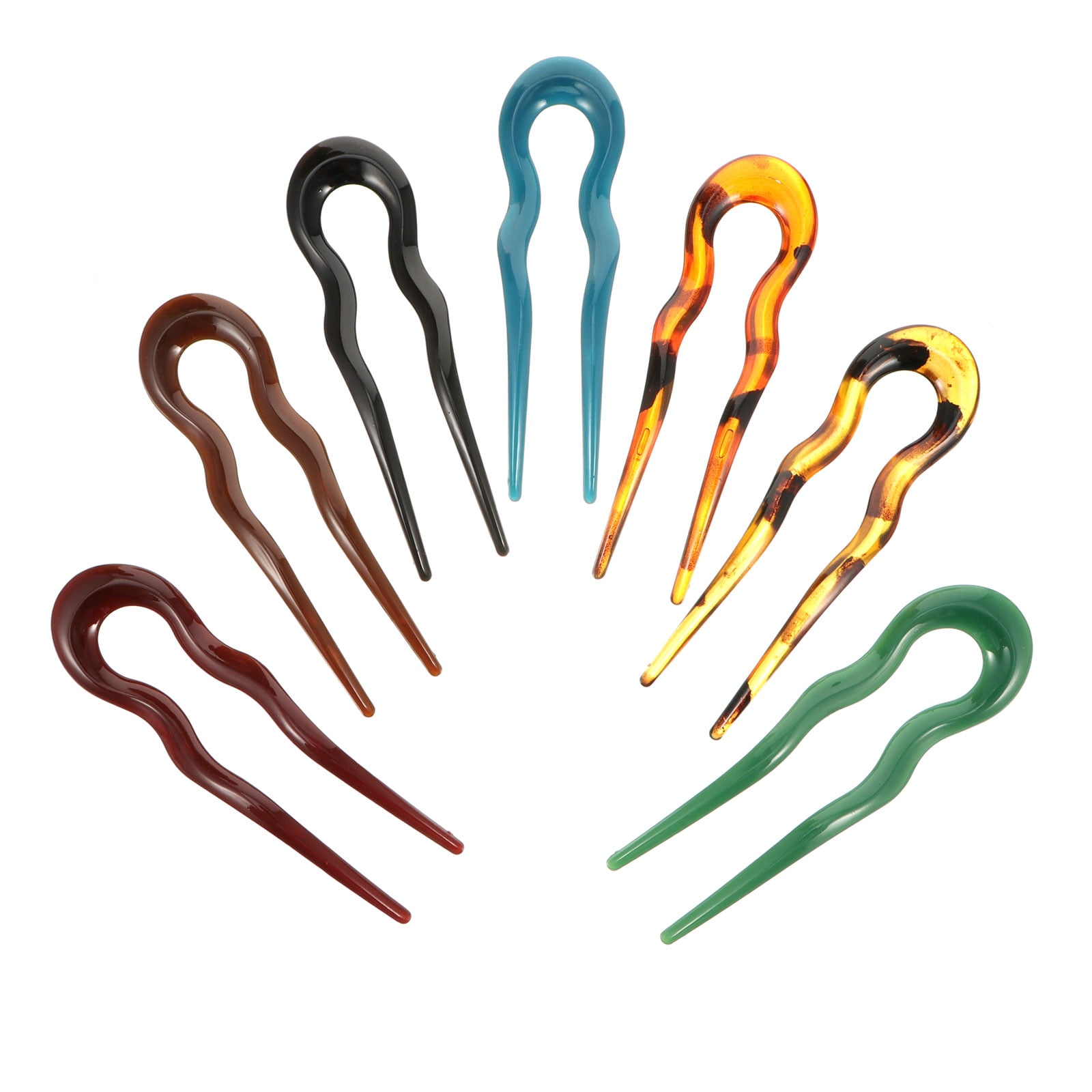 Frcolor Hair Stick U Bun Chopstick Shaped Sticks Chinese Ponytail Pin