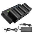 thumbnail image 1 of Baterías de Repuesto NEEWER Negras 6600mAh con Cargador de 4 Canales y Adaptador de Corriente para M, 1 of 8