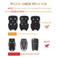 thumbnail image 2 of OFFCURVE Key Fob Cover with keychain for GMC Yukon/Yukon XL Terrain Acadia Sierra Key Fob Case for Chevy Chevrolet Suburban Tahoe Car Accessories Smart 6 Buttons Key Protector, White, 2 of 6
