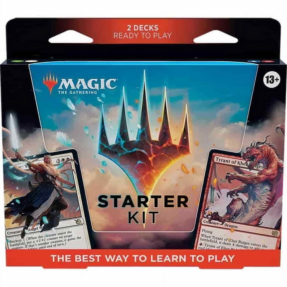 Magic The Gathering 2023 Starter Kit - Learn to Play with 2 Ready-to-Play Decks   2 Codes to Play Online (2-Player Fantasy Card Game)