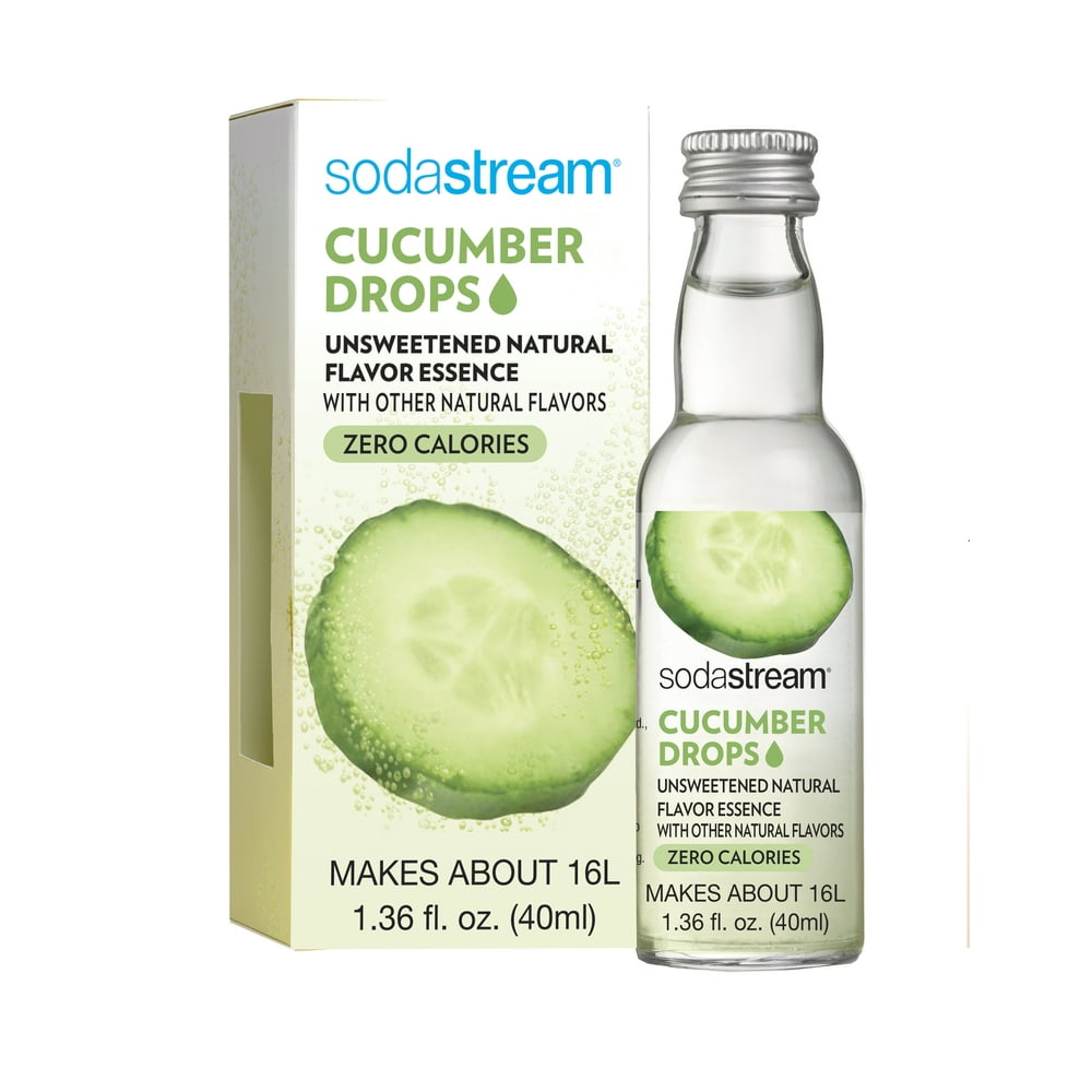 SodaStream Cucumber Drops Natural Flavor Essence, 1.36 Fl. Oz.