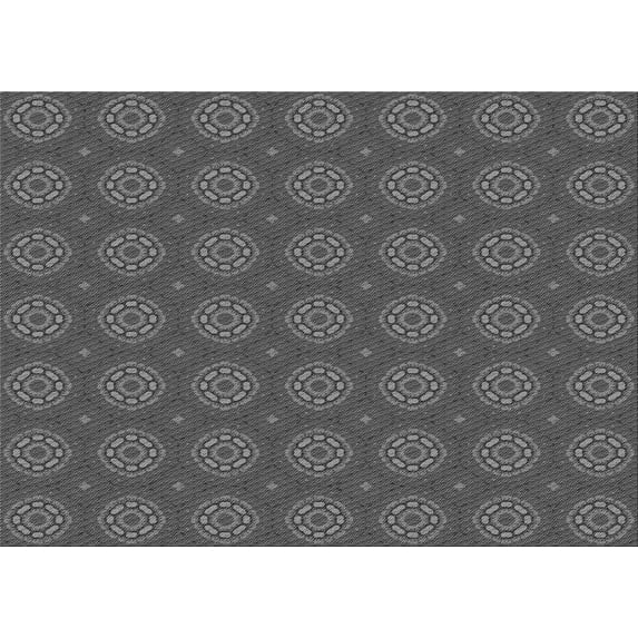 Ahgly Company Machine Washable Indoor Rectangle Transitional Gray Area Rugs, 7' x 10'