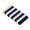 Half Black and Half White, variant on Yajisi 50Pcs Square Smooth Dice Small Write On Wipe Off Dice for Board Games Digital Teaching Black 0.6 inches / 1.6 cm