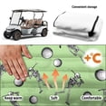 thumbnail image 4 of Uorisanigo Funny Golf Cart Seat Cover, Universal Skeleton Golfer Golf Cart Seat Blanket for EZGO Club Car Yamaha, Breathable Fabric Seat Towel with 4 Pockets, Golf Cart Accessories, 4 of 7