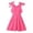 R230/Pink2, variant on Vividxx Girls Summer Dress Printed Tie Strap Dress For Tweens Lightweight With Cute Pattern Cute Girl Outfits Clothes