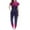 Pink Womens Clothes, variant on Summer up to 65% off kttectoa Sports Outfits Loungewear with Pockets Summer Sets for Women Gradient Graphic Crewneck Short Sleeve Elastic Waist Pants Matching Sets for Women Travel