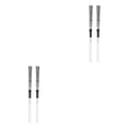 thumbnail image 3 of Guardoinrt Lot de 2 Brosses à Tambour en Acier à Haute Teneur en Carbone Bâton de Cajon Musical Résistant à l'Usure Fournitures d'Instruments Bâtons Blanc 2Ensemble, 3 of 6