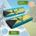 thumbnail image 6 of POLERO Bahamas Flag Butterfly Print Universal Golf Cart Seat Covers Club Car Precedent Golf Cart Breathable Material Fit Like a Glove for Women Men, Easy to Install, 6 of 8
