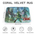 thumbnail image 2 of The Legend of Zelda Bathroom Rugs, Extra Soft And Absorbent Bath Mat, Non-Slip, Machine Washable Doormat, Quick Dry Bath Carpet for Bathroom Floor, Tub, Shower, 2 of 8