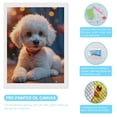 thumbnail image 3 of Diamond Art Kits for Adults - Puppy White Cozy Evening Scene 5d Diamond Painting for Adults, Diamond Art for Adults Beginners, Frameless Diamond Painting Kits for Adults for Home Wall Decor, 3 of 7