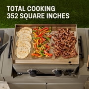 TYTUS Emberwood Gas Griddle with Grill and Prep Cart and Cover