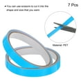 thumbnail image 3 of Unique Bargains 4 Rouleaux 0.4 Pouces x 9.8 Pieds Bande Fluorescente Phosphorescente pour Animaux, Bleu, 3 of 5
