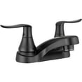 thumbnail image 2 of Dura Faucet DF-PL700LH-MB RV Bathroom Faucet with Winged Levers (Matte Black), 2 of 8