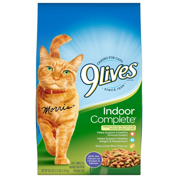 9Lives Indoor Complete Cat Food, 3.15Pound