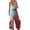 Sky Blue, variant on TAGOLD Womens Summer Jumpsuit,Women's Casual Jumpsuits Summer Sleeveless Printed Loose Jumpsuit Wide Leg Pant Romper With Pocket White 4