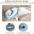thumbnail image 4 of Collar ajustable para mascotas, conos protectores para el cuello del gato para dejar de lamer heridas, conos ligeros para gatitos después de la cirugía, collar isabelino E para gatos, perros, 4 of 5