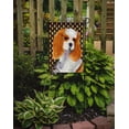 thumbnail image 2 of Carolines Treasures SS4320-FLAG-PARENT Cavalier Spaniel Candy Corn Halloween Portrait Flag  multicolor, 2 of 2
