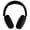 Black, variant on onn Hushbyte Wireless Over-Ear Headphones, Black