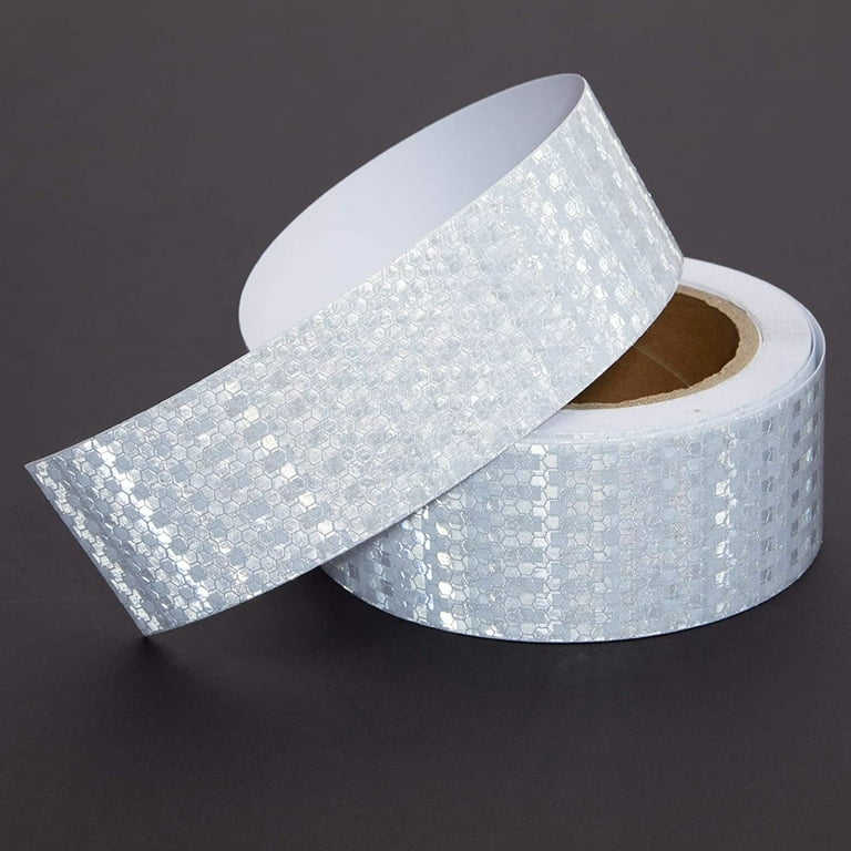 Silver High-Intensity Reflective Tape, Oralite High-Intensity Retro-Reflective  Tape - Silver-White V92 (5-mils thick) reflects bright white