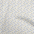 thumbnail image 1 of oneOone Velvet White Fabric Floral Craft Projects Decor Fabric Printed By The Yard 58 Inch Wide, 1 of 5