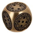 thumbnail image 4 of Miangastore Exquisite Retro Brass Dice Set For Board Games And Collectors Hand-Polished 6-Sided Metal Dice For Creative Gaming Brass Dice For Table Board Games, 4 of 9