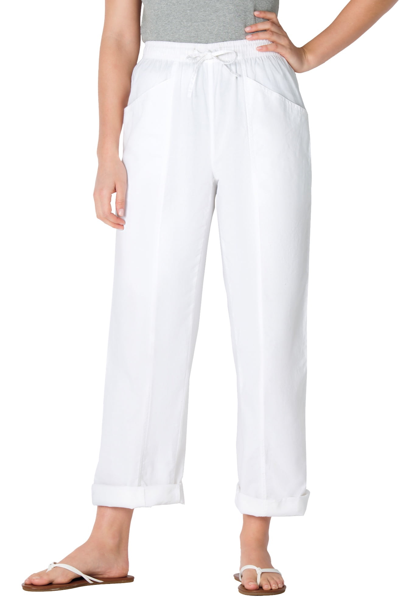 plus size cotton pants