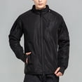 thumbnail image 3 of Chaqueta de hombre táctica a prueba de viento impermeable Deportes de Black_XXXL Hugo Rompevientos, 3 of 9