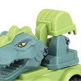 thumbnail image 4 of Dinosaur Theme Kids Construction Vehicles Scene Simulation DIY Assembly Engineering Trucks Toys Excavator, 4 of 4