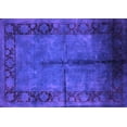 thumbnail image 1 of Ahgly Company Indoor Rectangle Oriental Purple Industrial Area Rugs, 7' x 10', 1 of 4