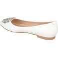 thumbnail image 6 of Journee Women's Renzo Pointed Toe Ballet Dress Flat with Jeweled Brooch, Widths Available, 6 of 7