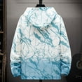 thumbnail image 3 of KaLI_store Men's Jackets Casual Men's Casual Lightweight Jacket Cotton Windbreaker Light Blue,L, 3 of 4