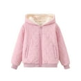 thumbnail image 2 of WOYY Teen Girls Hooded Fleece Quilted Coat Zip Up Thermal Jacket Winter Warm Outerwear, 2 of 8