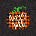thumbnail image 4 of Inktastic Happy Fall Plaid Pumpkin Women's Plus Size T-Shirt, 4 of 5