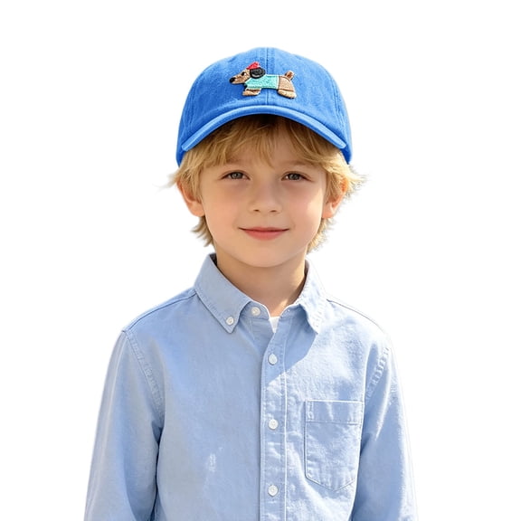 HGIEYS Girls Baseball Cap,Cute Toddler Baseball Cap | Adjustable Velcro Strap Sun Hat for Toddler & Kids Gift 3-6 Years