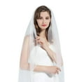 thumbnail image 1 of Wedding Short Lace Headpiece Layer Comb For Bride Elegant Wedding Accessory, 1 of 6