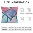 thumbnail image 5 of BANET Double Sided Printing Square Short Plush Pillow Case Pillowcases White Sheets Short Plush Pillowcase Room Decor 18x18in, 5 of 5
