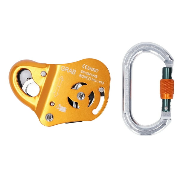 Movable Rope Grabber,Outdoor Mountaineering Movable Rope Climbing Fall