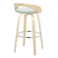thumbnail image 4 of Grotto 30" Fixed-Height Bar Stool, Bar Chairs, Swivel Bar Stools, Bar Stools Set of 2, 4 of 10